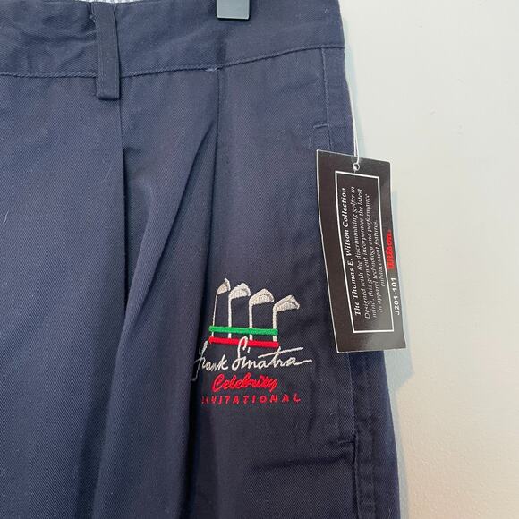 Rare Thomas E Wilson Frank Sinatra Invitational Preppy Golf Pants 32x32 - Picture 2 of 7